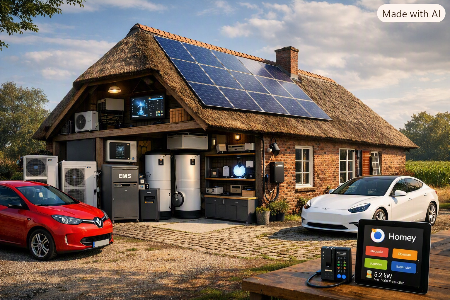 Living Lab — EV, PV, warmtepompen en EMS‑installatie
